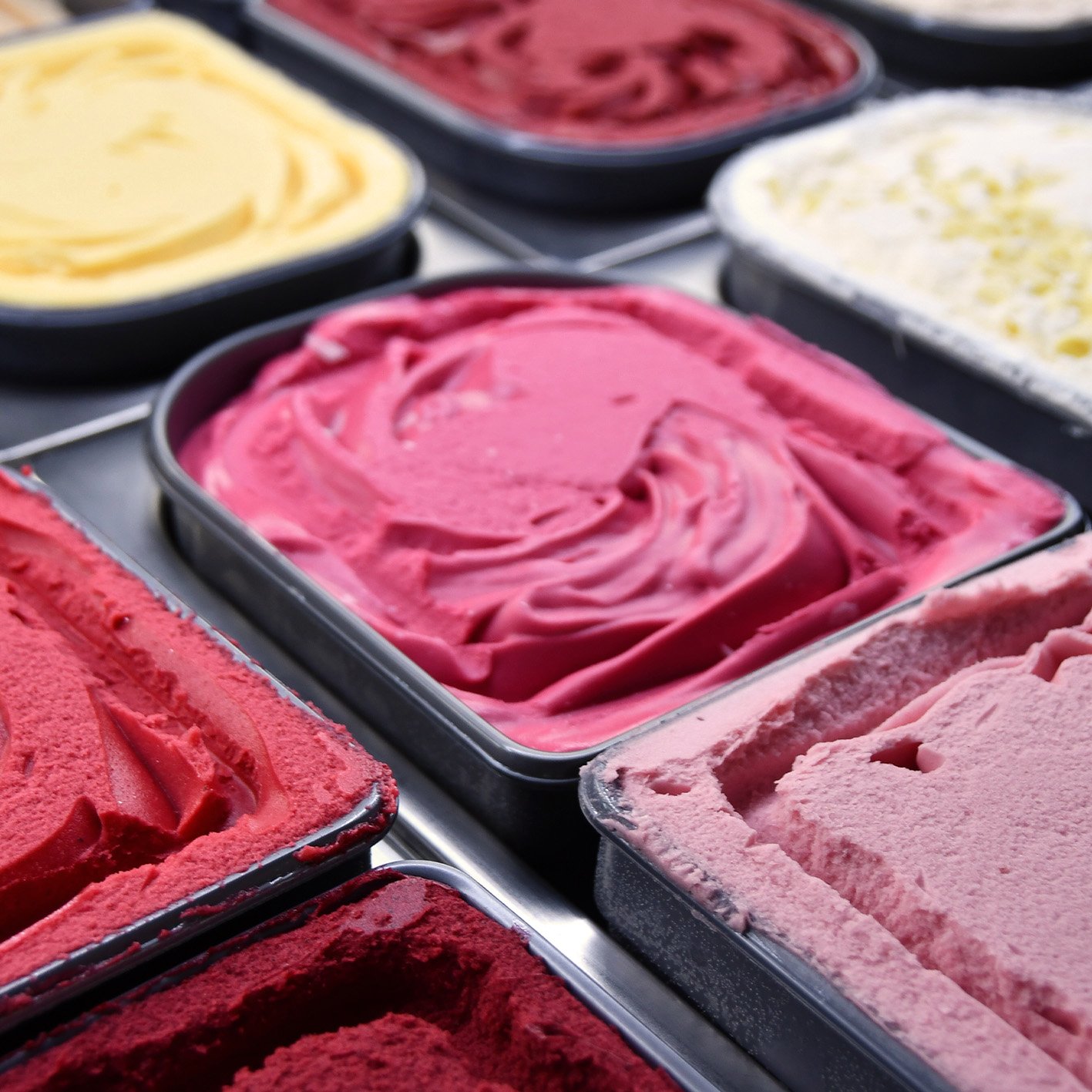 Des sorbets plein fruit Moustache.